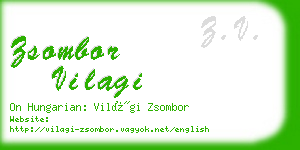 zsombor vilagi business card